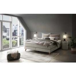 Boxspringbett Hasena Pronto Beatriz Pace light grey