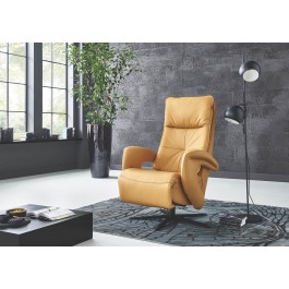 Hukla Sessel HU-ER18030 ER08 Fuß: AD4S Sternfuß schwarz Bezug: Leder Longlife Vivre honey
