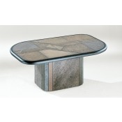 Venjakob Mineralmarmor-Couchtisch Thinos 8026-5565 Rollbar