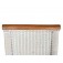 MVG Rattanstuhl Perth Rattan: white washed Beine Pinie mittel