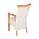 MVG Rattanstuhl Perth Rattan: white washed Beine Pinie mittel mit Armlehne