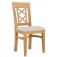 MVG Allegro Chalet Stuhl Pinie karamell Bezug: beige