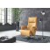 Hukla Sessel HU-ER18030 ER08 Fuß: AD4S Sternfuß schwarz Bezug: Leder Longlife Vivre honey